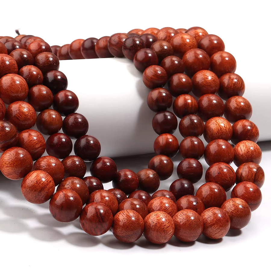 louleur Perlen Holz, Palisander, 6/8/10/12mm, Unisex - Bild 6