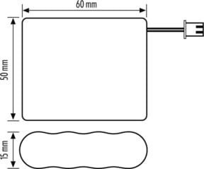 ESYLUX Ersatzakku SLALEDBAT NiCd 4,8V mit 800mAh - Bild 1