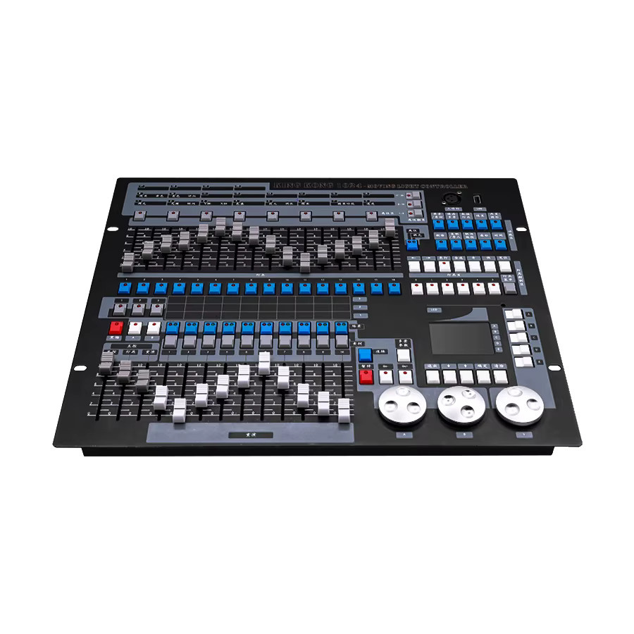 DJ AiK DMX 512 Lichtcontroller 1024 Kanäle mit Flight Case in Schwarz - Bild 2