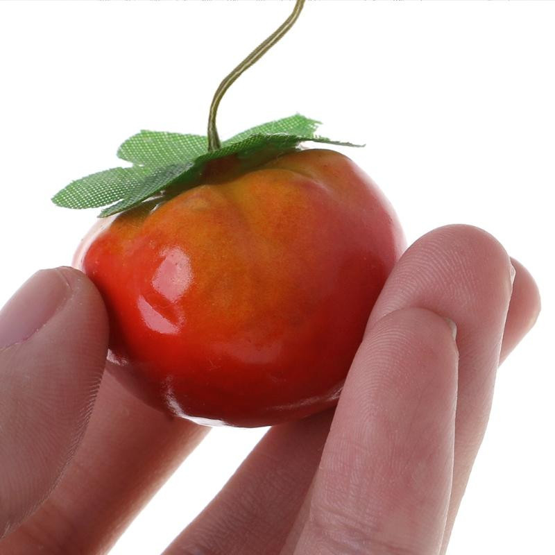 20 Stück künstliche Tomaten aus Kunststoff in Rot für deine Dekoration - Bild 2