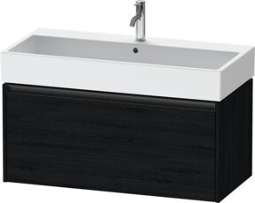 Duravit Waschtischunterschrank Ketho.2 in Weiß mit einem Auszug, wandhängend, Breite: 98,4 cm, Tiefe: 46 cm, Höhe: 44 cm - Bild 1