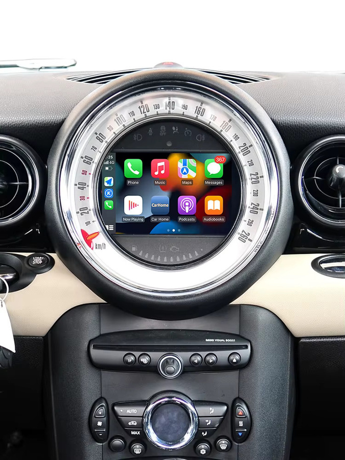 Bonroad Wireless CarPlay und Android Auto Modul für BMW CIC System und Mini Cooper R55 R56 R57 R60 mit Mirror Link und Airplay in Schwarz - Bild 7
