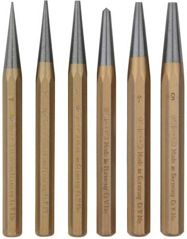 KS Tools Durchtreibersatz, 6-teilig in Plastiktasche, Gold/Multicolor - Bild 1