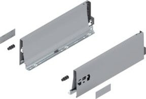 Blum TANDEMBOX antaro Zarge für Schubladen, Höhe: 11,5 cm, Nutztiefe: 35 cm, Farbe: Weissaluminium - Bild 1