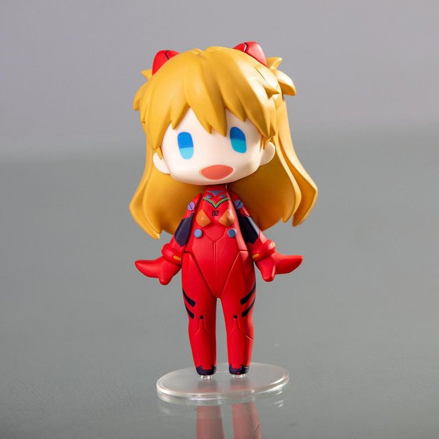 MIFEN Anime EVA Asuka Langley Soryu Figur im Pixel Stil, rote Actionfigur aus PVC, Höhe: 13 cm - Bild 1