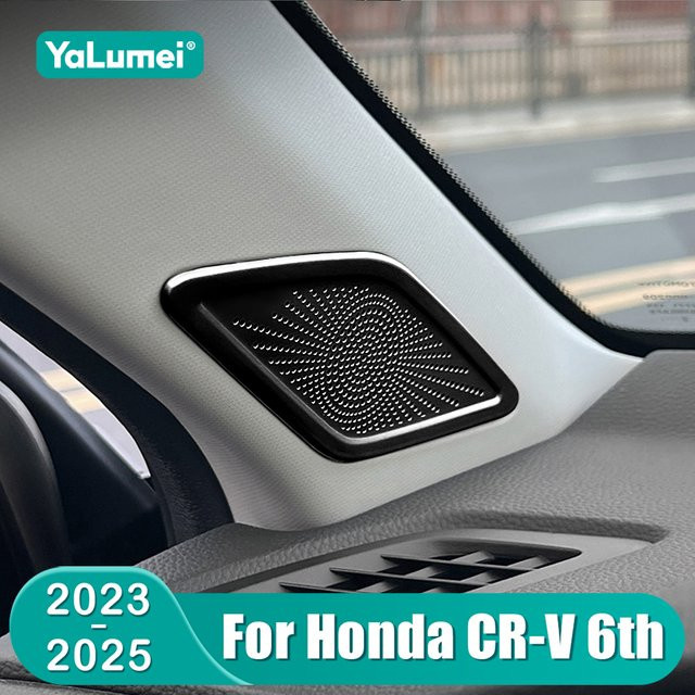YaLumei Lautsprecher Abdeckung für Honda CR-V 6. Generation Hybrid 2023 2024 2025, A-Säule Hochtöner Zubehör, vorne - Bild 1