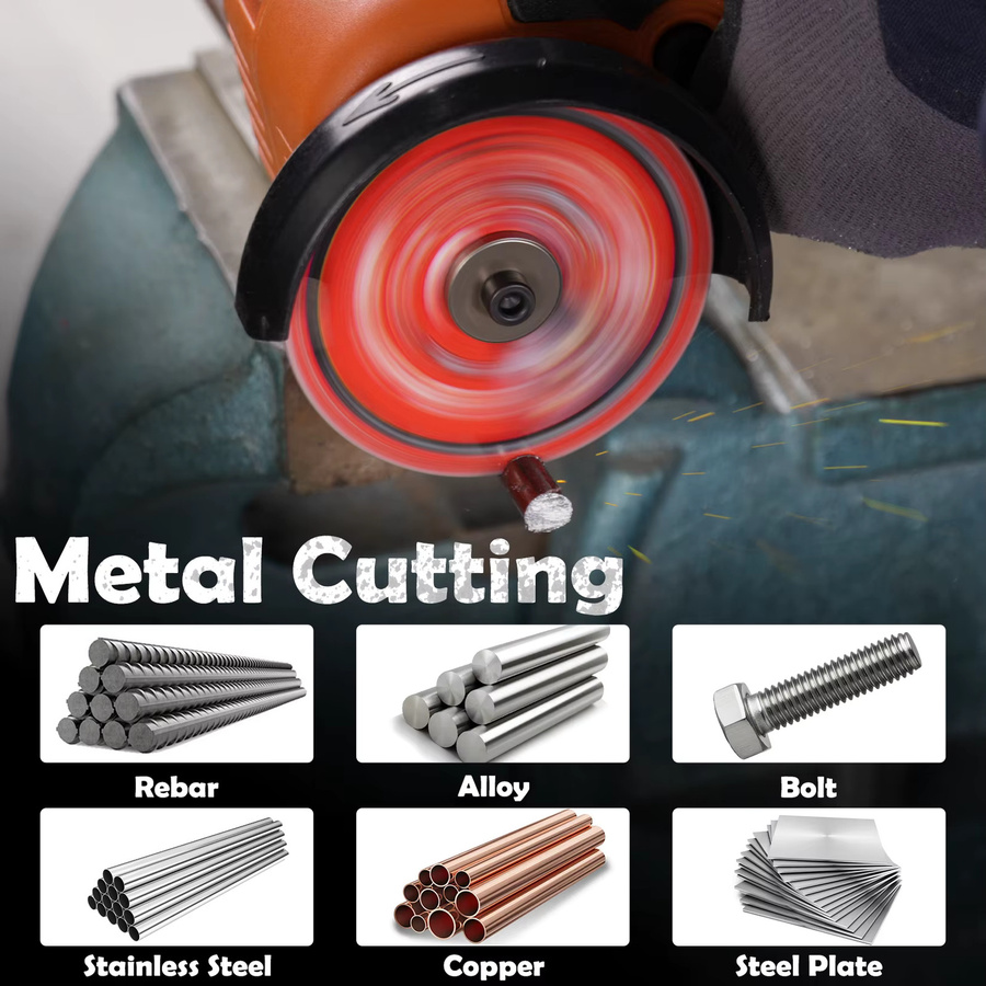 PAYA Diamant-Trennscheibe 3 Zoll für Metall in Rot, ideal für Bewehrungsstahl, Eisen und Edelstahl - Bild 4