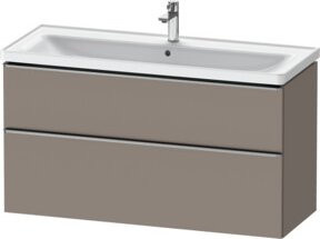 Duravit Waschtischunterschrank D-Neo in Grau Matt, B/T/H: 118,4 x 45,2 x 62,5 cm - Bild 1