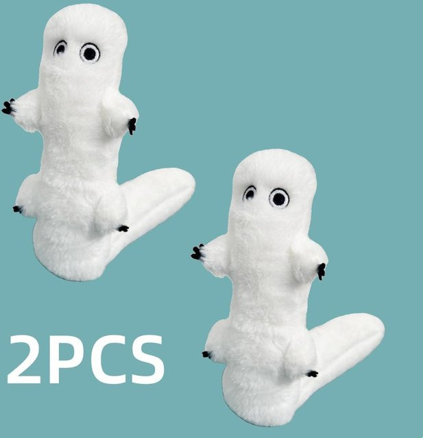 Yiran toy Hexenhut Atelier Pinsel Buddy Plüschtier, weiße Katzenpuppen, 2-teiliges Set, ab 3 Jahren - Bild 1