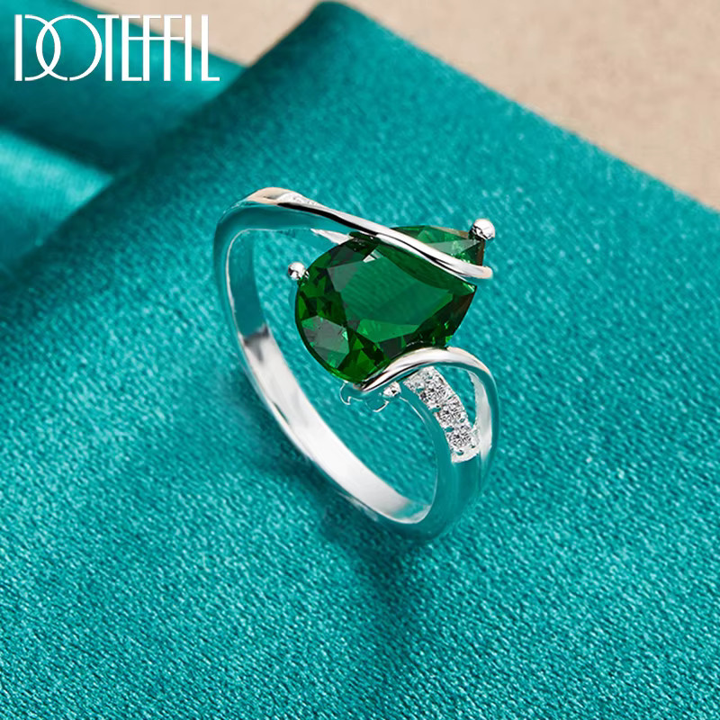 DOTEFFIL Ring, Kristall, Silber, Damen - Bild 3