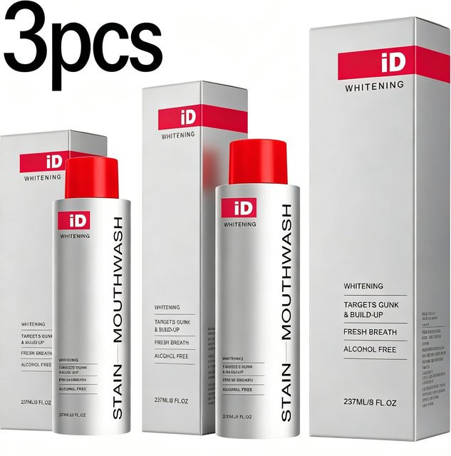 OUHOE Mundspülung Kräuter, 237 ml, 3er Pack - Bild 1