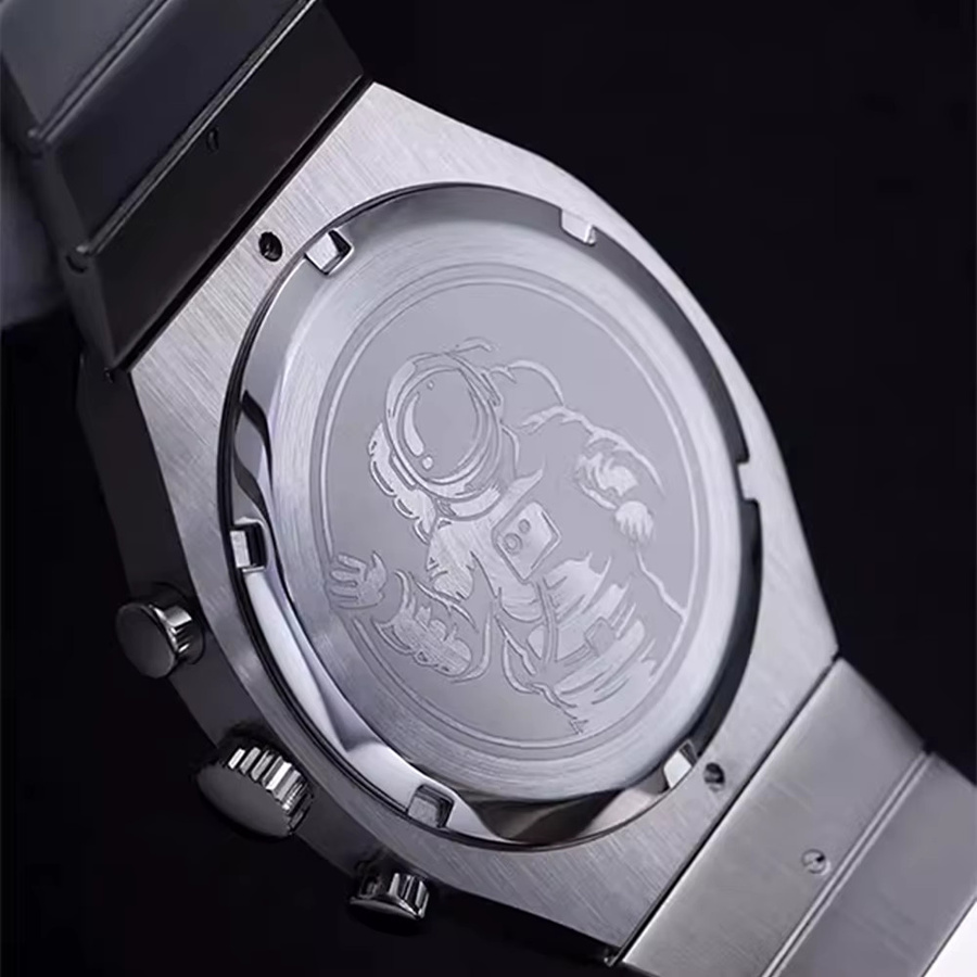 Hruodland Chronograph, Quarz, Edelstahl, Saphirglas, Herren - Bild 3