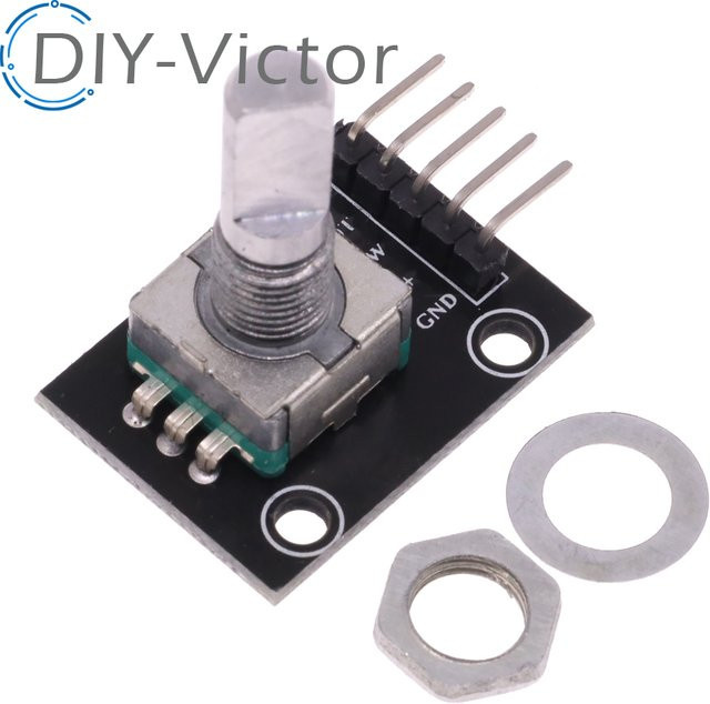 10er Set KY-040 Drehgeber Modul 360 Grad Sensor Schalter in Schwarz - Bild 1