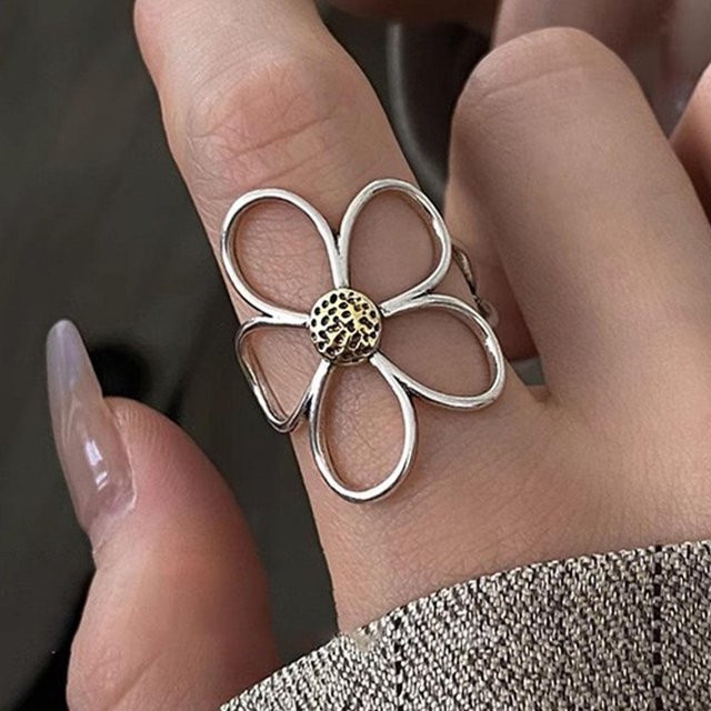 SHENGYING Ring Blumen, Damen - Bild 1