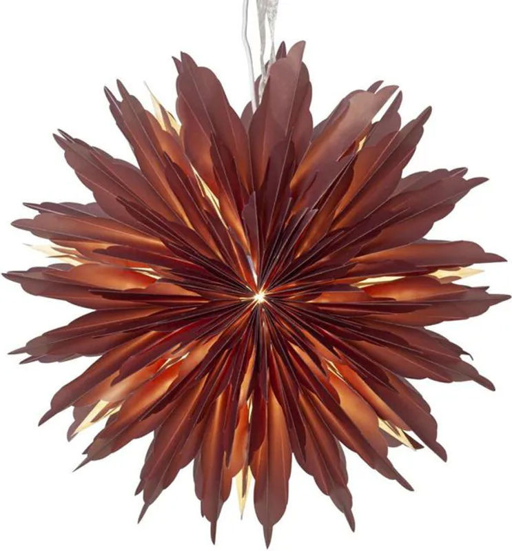 Star Trading Papierstern Rot als Hängeornament für Weihnachten, Durchmesser: 40 cm - Bild 1
