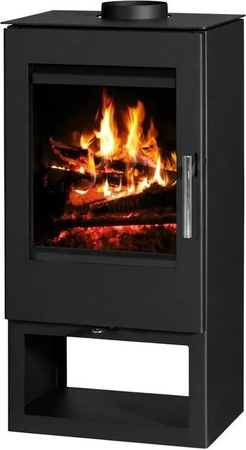 Victoria Kaminofen Toledo Schwarz mit 7kW, B/T/H: 92 x 46,4 x 40 cm