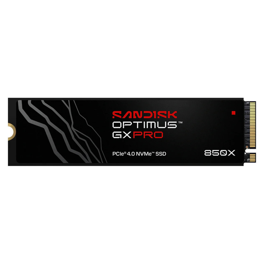 SanDisk Optimus GX PRO 850X NVMe M.2 SSD 2TB Schwarz - Bild 1
