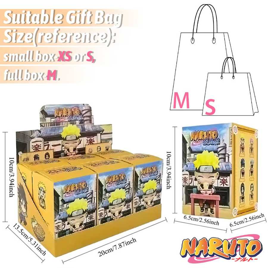 Bandai Naruto Shippuden Ramen-Thema, 6-teiliges Set, Blindbox-Figuren - Bild 2