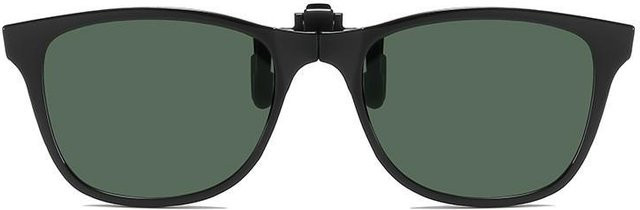 SNQP Sonnenbrillen-Aufsätze, square, unisex, Vollrand, Kunststoff, black - Bild 1