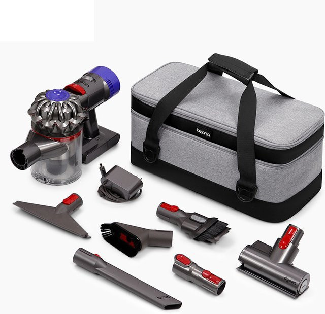 Multifunktionale Reise-Organizer-Tasche für Dyson V7 Zubehör in Grau und Schwarz, B/T/H: 41,0 x 18,5 x 0 cm - Bild 1