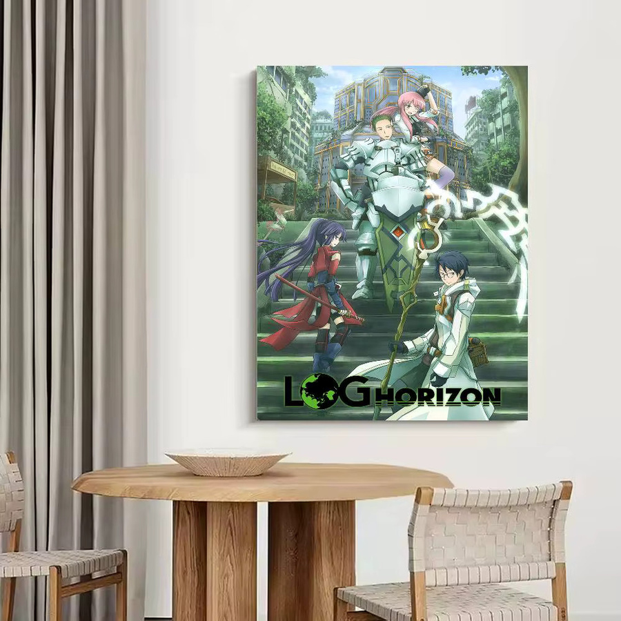 Selbstklebendes Anime Log Horizon Poster von Potdemiel als dekorative Wandkunst in Mehrfarben - Bild 4