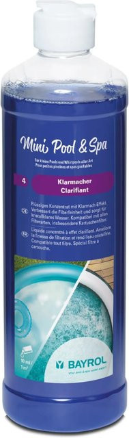 Bayrol Mini Pool & Spa Klarmacher flüssiger Flockmittel zur Wasserklärung für kleine Pools und Whirlpools mit Kartuschenfilter, 0,5 l - Bild 1