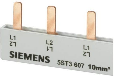 Siemens 5ST3657 Stiftsammelschiene 16mm2 in Silber, Sortiment mit 20x 5ST3643 und 10x 5ST3644 - Bild 1