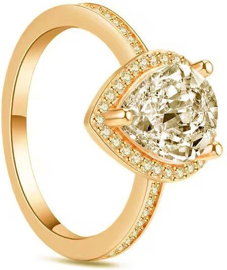Ring 925 Silber, Herzförmig, Zirkonia, Damen - Bild 1