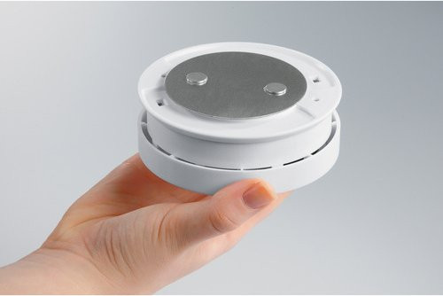 Hama Magnet-Befestigungs-Set für Rauchmelder, Farbe: Silber, Durchmesser: 7,1 cm, Höhe: 5,7 cm - Bild 2