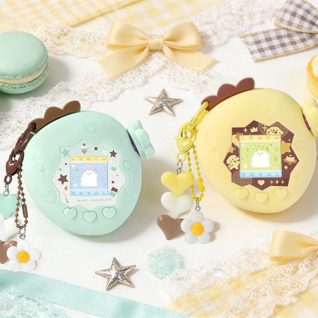 Bandai Tamagotchi Paradise Schutzhülle, Silikon, Grün, Zubehör - Bild 1