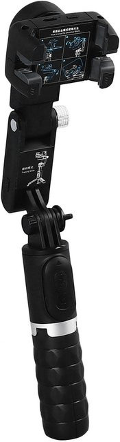 Handheld Handy-Stabilisator mit Gesichtserkennung und Bluetooth-Fernbedienung in Schwarz - Bild 1