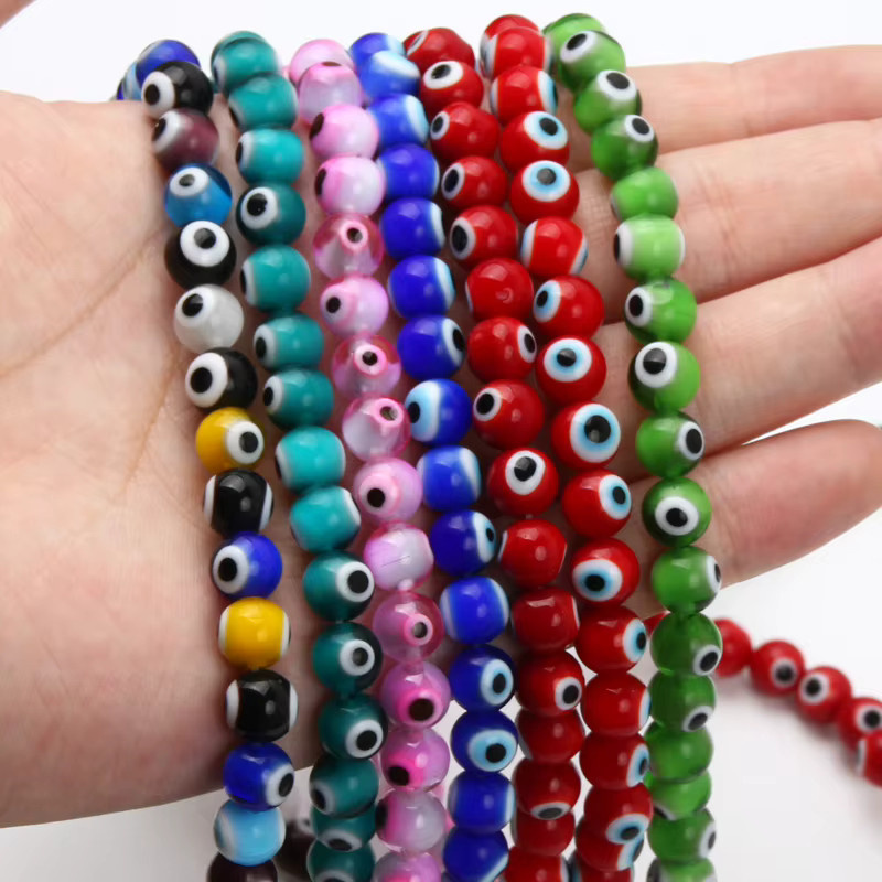 Laudsong Glasperlen, bunt, 8 mm, Unisex - Bild 5