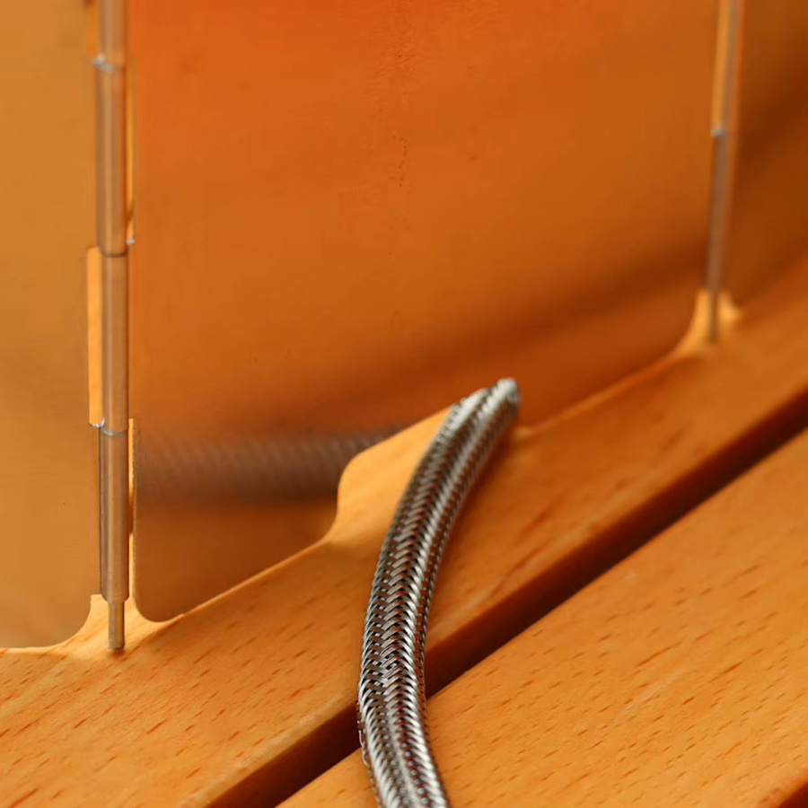 APWIKOGER Windschutz für Outdoor-Herde aus Aluminiumlegierung in Silber mit Aufbewahrungstasche für Camping und Picknick - Bild 3