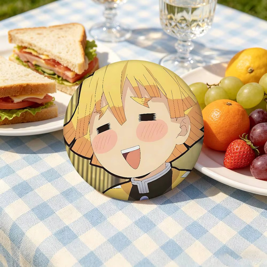 Brosche Anime A-Agatsuma Zenitsu-S Cartoon-Sternabzeichen, Zinn - Bild 3