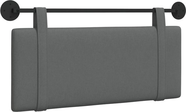 vidaXL Wandmontiertes Polsterpaneel Dunkelgrau B: 110 cm, H: 55 cm, T: 5 cm - Bild 1