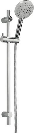 WELLWATER Brause-Set Medie mit 4 Strahlarten in Chrom und Silber - Bild 1