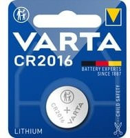 Varta Knopfzelle CR2016 Professional Electronics Lithium 3V 90 mAh Silber - Bild 1