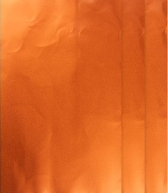 Prägefolie aus Aluminium in Gold, Braun und Orange, 3 Stück - Bild 1