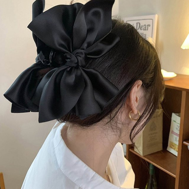 K-HOME Haarspange mit Schleife, Schwarz, Damen - Bild 1
