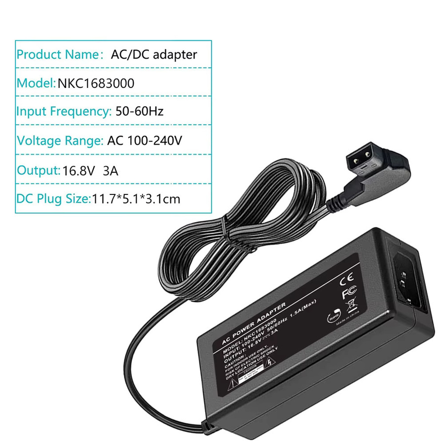 Sony D-Tap Netzteil und Ladegerät für V-Lock und V-Mount Kamera-Akkus, Schwarz, 16,8 V 3A - Bild 3