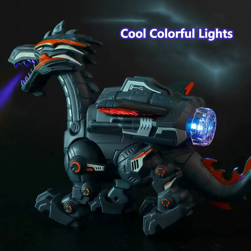 CONUSEA Dinosaurier, Elektrisches Spielzeug, mit Wasser Spray und Licht, Blau - Bild 4