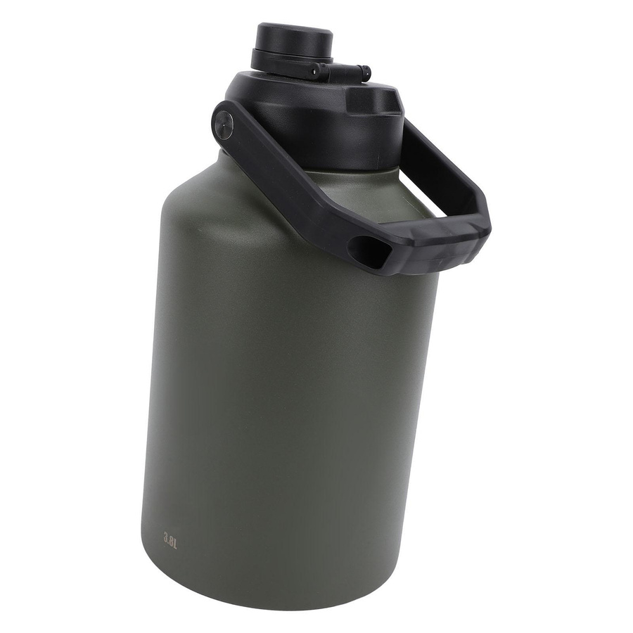 Aimo Sportwasserflasche aus Edelstahl, doppelwandig vakuumisoliert, Farbe: Grün, 3,8 l - Bild 2