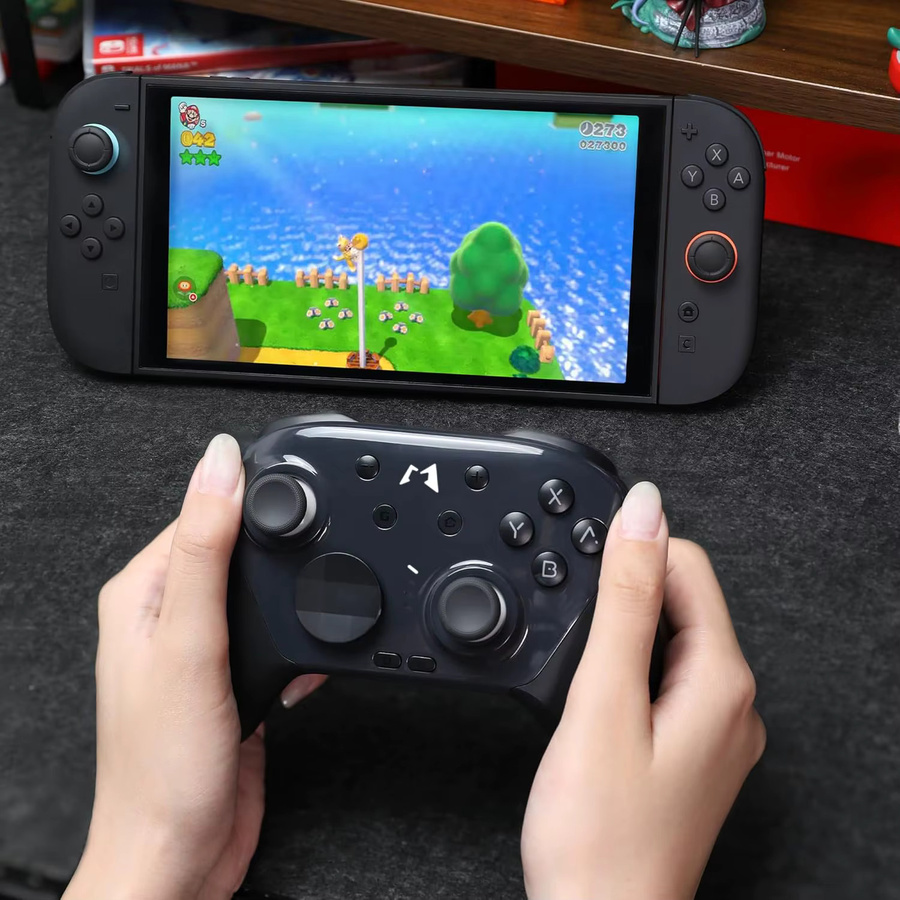 Mobapad CHITU 2 Bluetooth-Controller mit TMR-Joysticks für Nintendo Switch, PC, Android und iOS, inklusive HD Rumble und NFC, in Schwarz oder Pink - Bild 3
