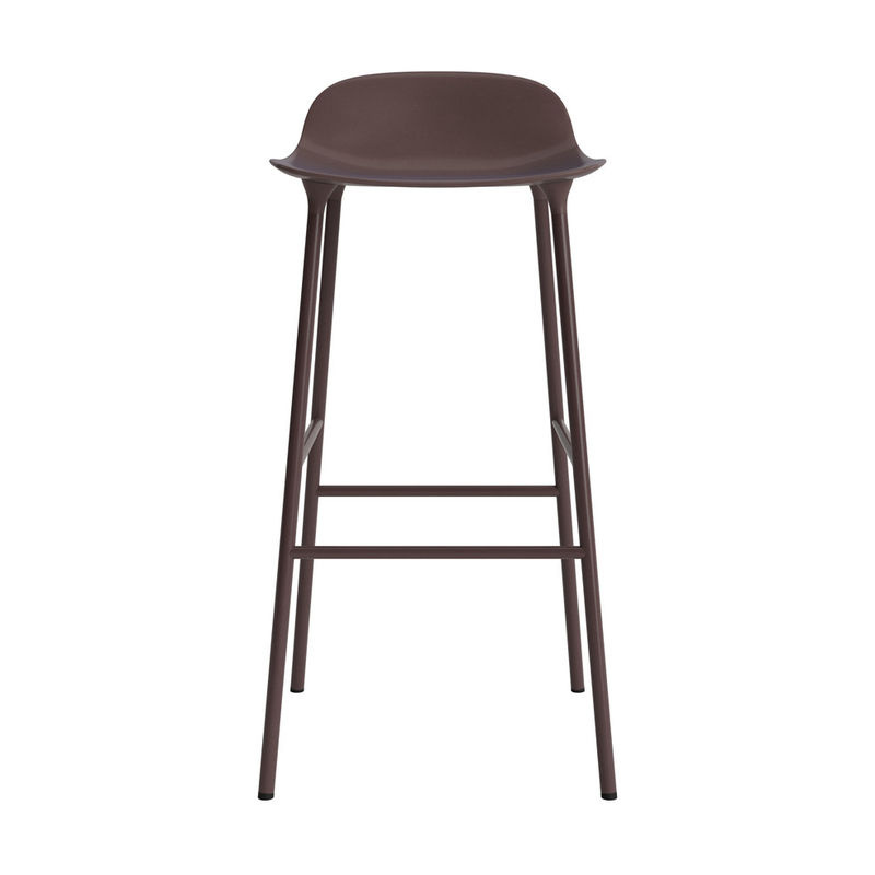 Normann Copenhagen Form Barstuhl mit Metallgestell in Braun Matt im skandinavischen Design - Bild 2