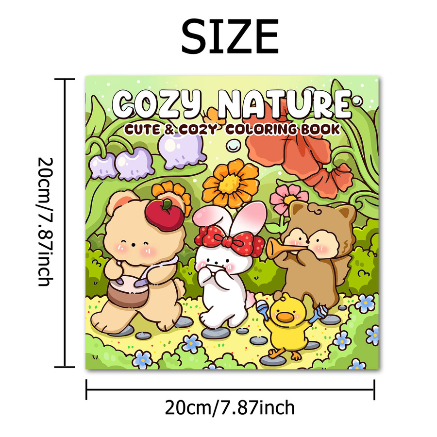 COSY NATURE Malbuch, Natur, Tiere, für Erwachsene - Bild 2