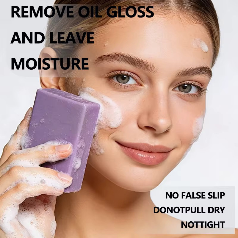 Seetang- und Lavendel-Seife mit Sheabutter und Glycerin, 2 Stück, Gesichtspflege - Bild 3