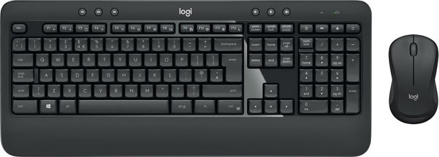 Logitech MK540 Advanced Wireless Tastatur-Maus-Set mit Handballenauflage, QWERTZ, Schwarz/Anthrazit - Bild 2