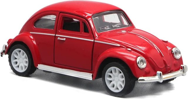 CCA Auto Modell Spielzeug, Metall, rot, Pull-Back-Action - Bild 1