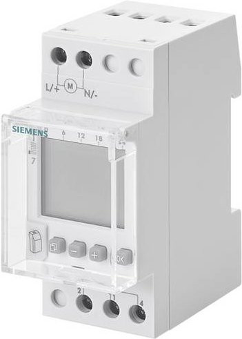 Siemens 7LF4521-2 Elektronische Hutschienen-Zeitschaltuhr in Weiß - Bild 1