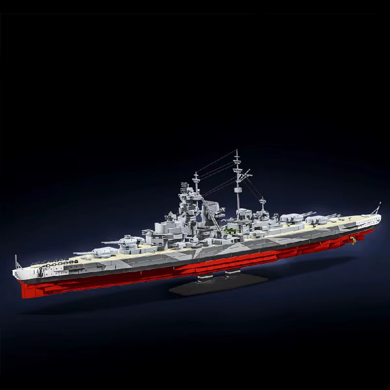 barweer Tirpitz U-Boot Schlachtschiff, Klemmbausteine, 2738 Teile - Bild 2